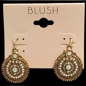 Dangle Disc Earrings